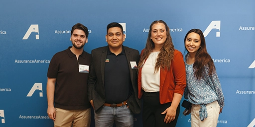 Agents posing for a photo at AssuranceAmerica event