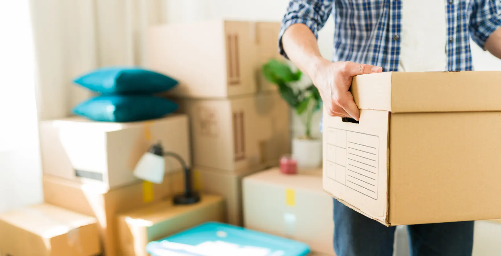 Man holding box