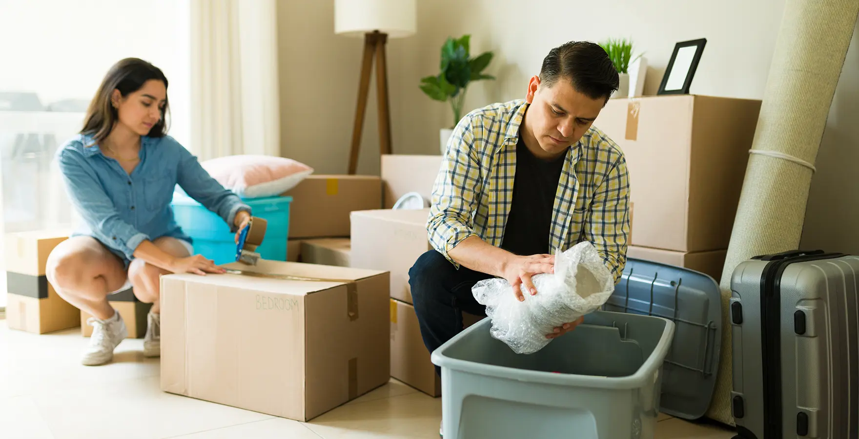 Man holding box
