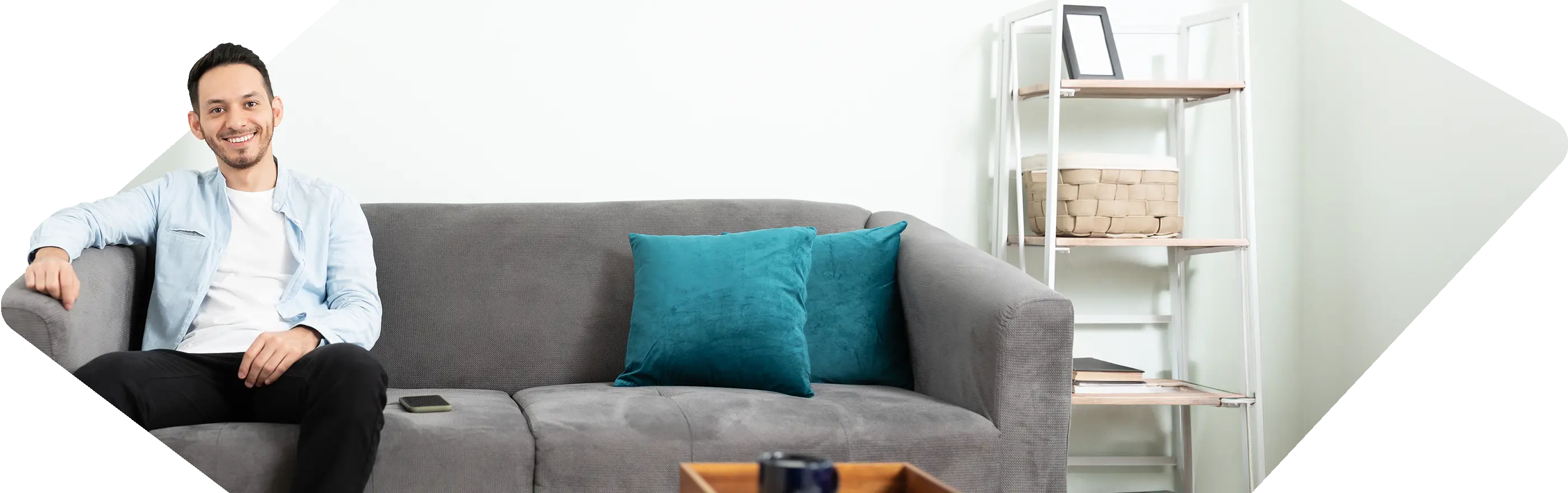 Man on couch