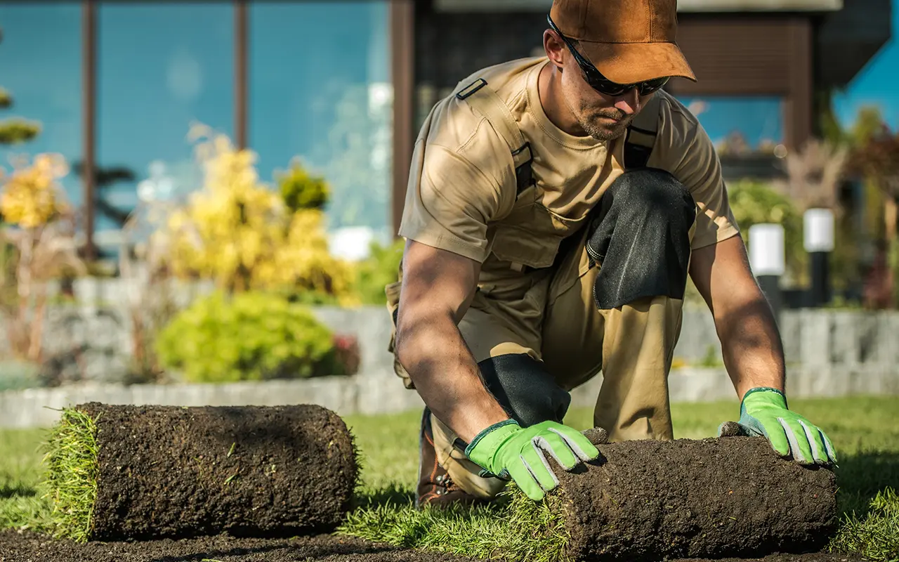 Man working
